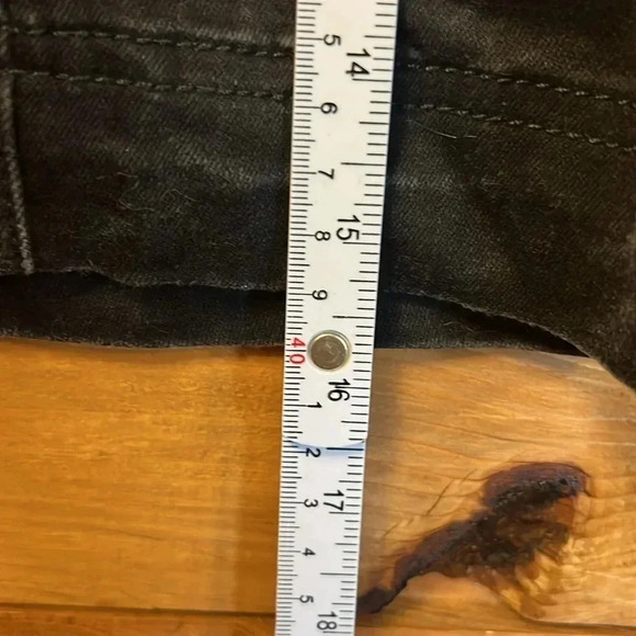 BDG UO Womens Denim skirt black Md mini zippered‎ party casual streetwear Y2K - Picture 4 of 6